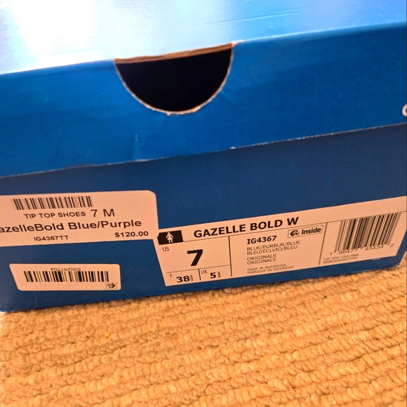 Adidas Women's Platform Gazelle Bold, Size 7 - Picture 10 of 12